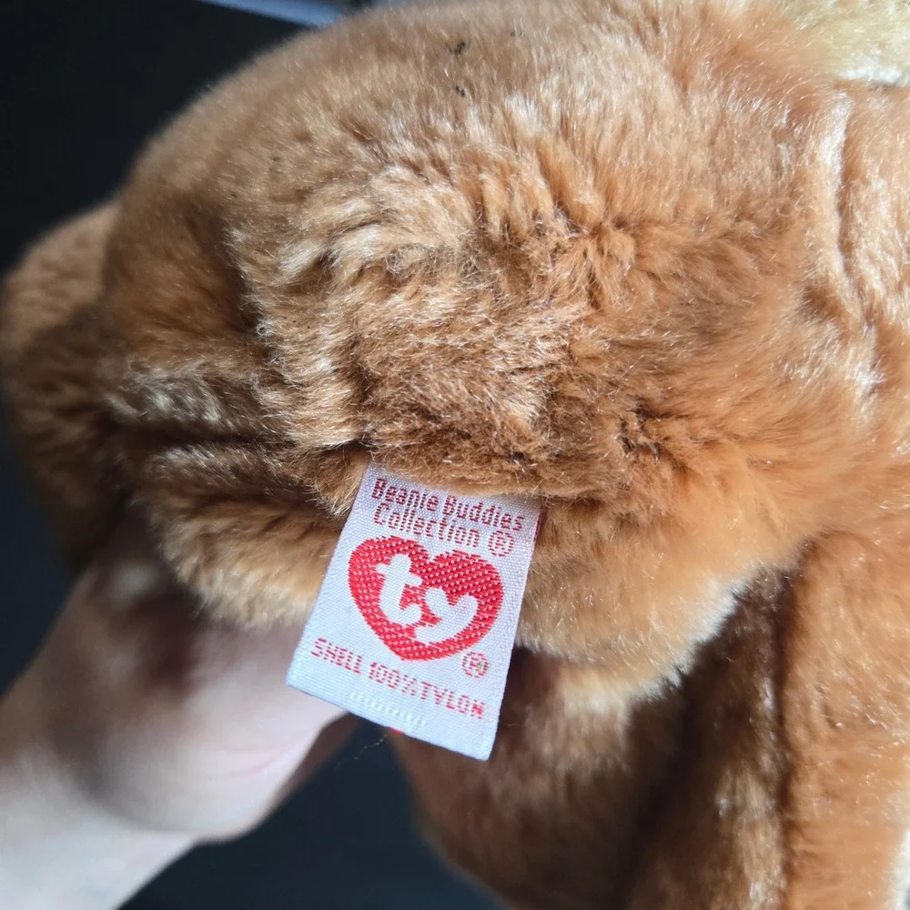 Vintage 1998 Ty Beanie Buddies Bongo the Monkey Plush Stuffed Animal 14